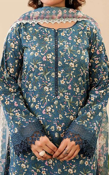 Adans Libas Teal Lawn Suit | Pakistani Lawn Dress in USA- Image 2