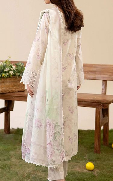 Adans Libas Off-white Lawn Suit | Pakistani Lawn Dress in USA- Image 2
