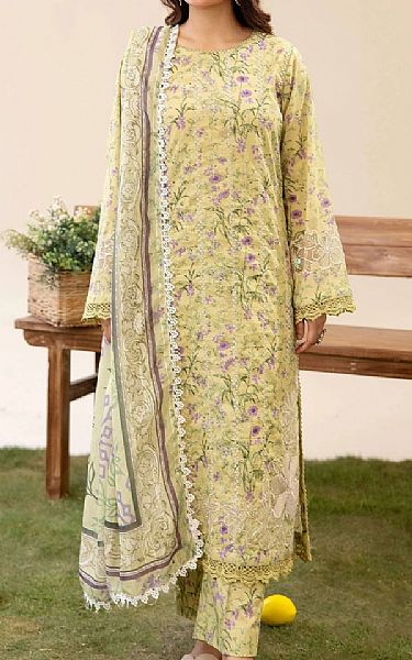 Adans Libas Green Lawn Suit | Pakistani Lawn Dress in USA- Image 1