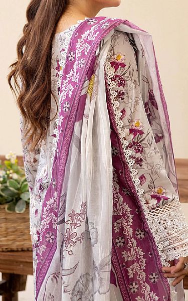 Adans Libas Grey/Pink Lawn Suit | Pakistani Lawn Dress in USA- Image 2