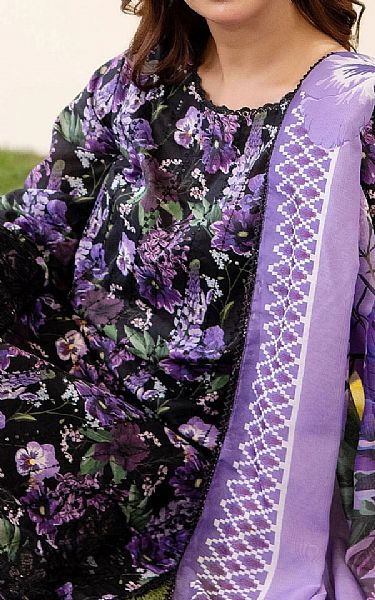 Adans Libas Black Lawn Suit | Pakistani Lawn Dress in USA- Image 2