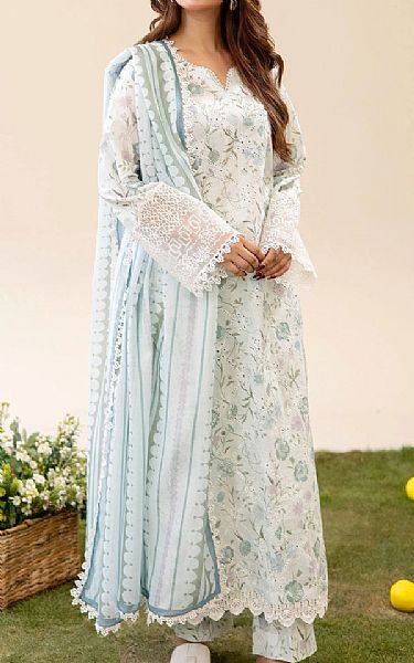 Adans Libas Light Turquoise Lawn Suit | Pakistani Lawn Dress in USA- Image 1