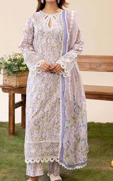Adans Libas Lilac Lawn Suit | Pakistani Lawn Dress in USA- Image 1