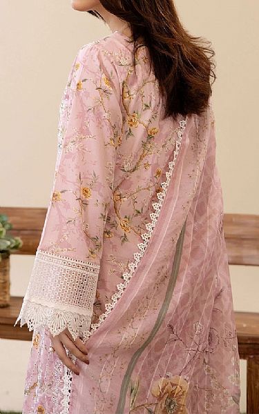 Adans Libas Tea Pink Lawn Suit | Pakistani Lawn Dress in USA- Image 2