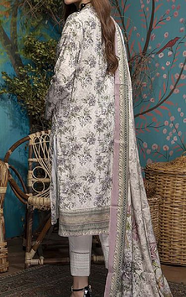 Adans Libas White Linen Suit | Pakistani Dresses in USA- Image 2