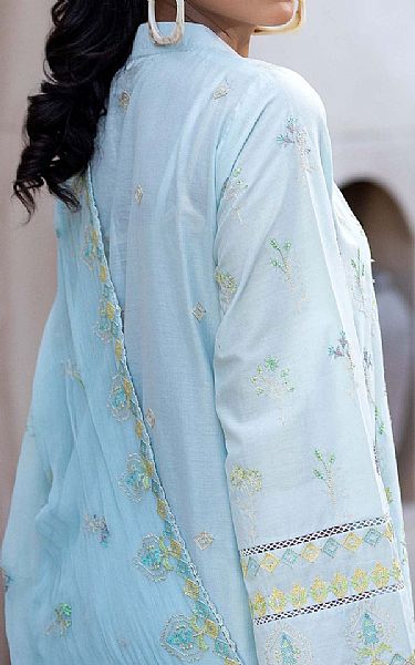 Adans Libas Light Blue Lawn Suit | Pakistani Lawn Suits- Image 2