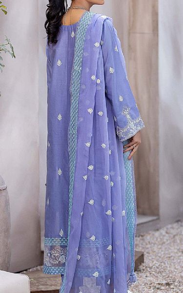 Adans Libas Lavender Blue Lawn Suit | Pakistani Lawn Suits- Image 2