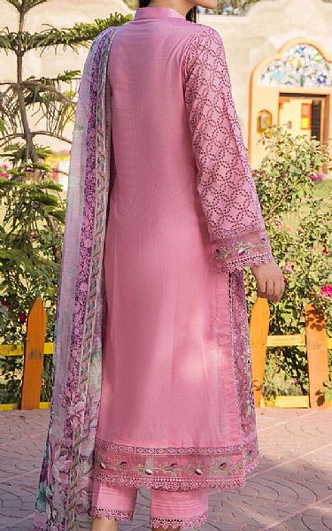 Adans Libas Rose Pink Lawn Suit | Pakistani Lawn Dress in USA- Image 2