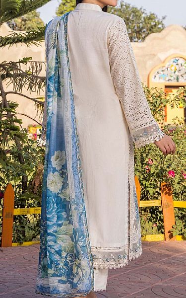 Adans Libas Off-white Lawn Suit | Pakistani Lawn Dress in USA- Image 2