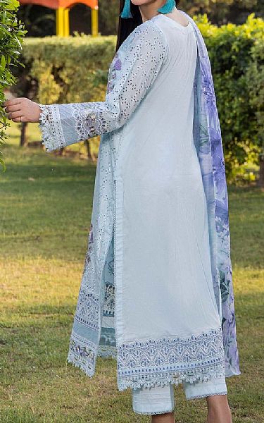 Adans Libas Baby Blue Lawn Suit | Pakistani Lawn Dress in USA- Image 2