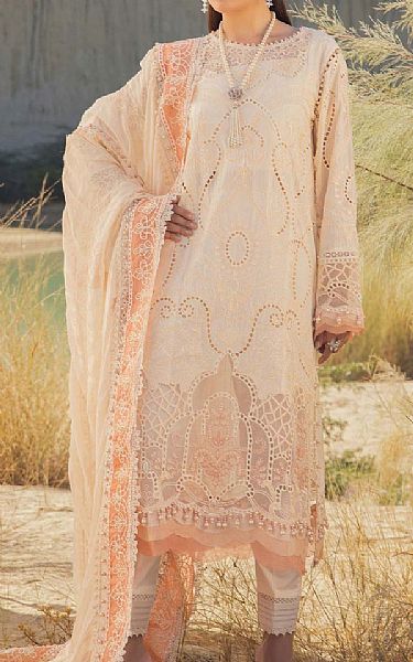 Adans Libas Ivory Lawn Suit | Pakistani Lawn Dress in USA- Image 1