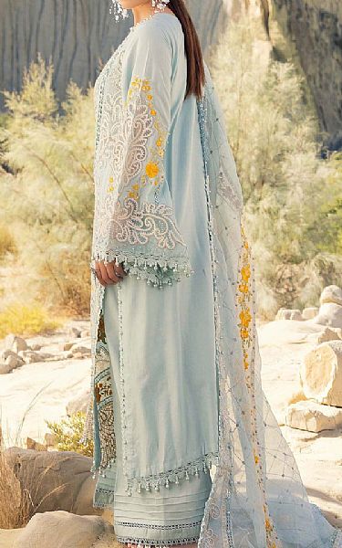 Adans Libas Sky Blue Lawn Suit | Pakistani Lawn Dress in USA- Image 2