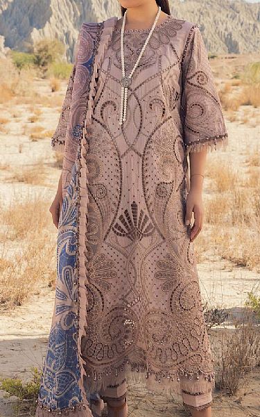 Adans Libas Brandy Rose Lawn Suit | Pakistani Lawn Dress in USA- Image 1