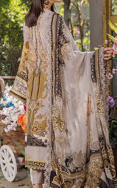 Adans Libas Grey Lawn Suit | Pakistani Lawn Dress in USA- Image 2