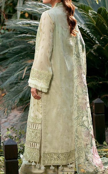 Adans Libas Thistle Green Lawn Suit | Pakistani Lawn Suits- Image 2