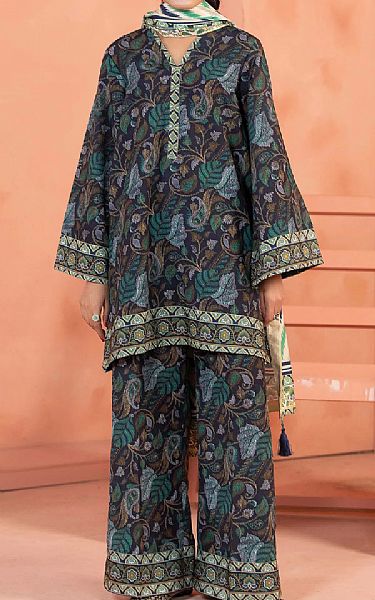 Adans Libas Multi Slub Suit | Pakistani Winter Dresses in USA- Image 1