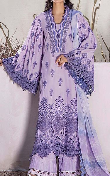 Adans Libas Lilac Lawn Suit | Pakistani Lawn Dress in USA- Image 1
