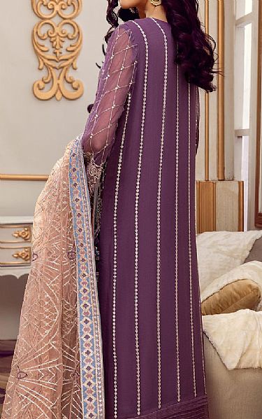 Mauve Chiffon Suit | Adans Libas Pakistani Chiffon Dresses