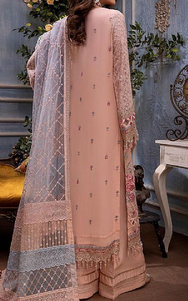 Adans Libas Tea Pink Chiffon Suit | Pakistani Dresses in USA- Image 2
