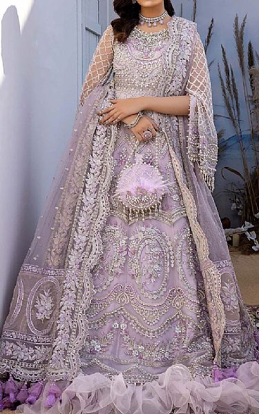 Adans Libas Lilac Net Suit | Pakistani Dresses in USA- Image 1