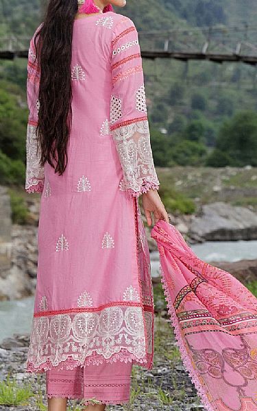 Adans Libas Pink Lawn Suit | Pakistani Lawn Dress in USA- Image 2