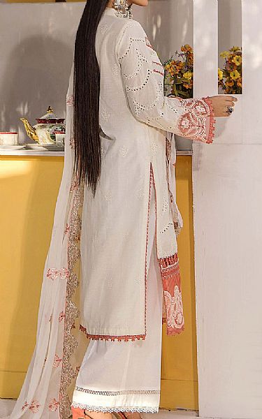 Adans Libas Off White Lawn Suit | Pakistani Lawn Dress in USA- Image 2