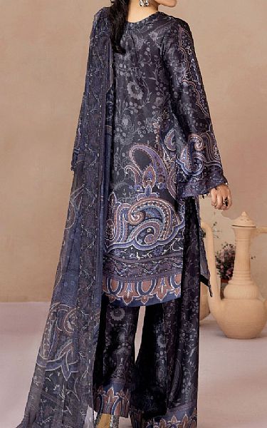 Adans Libas Black Silk Suit | Pakistani Embroidered Chiffon Dresses USA- Image 2
