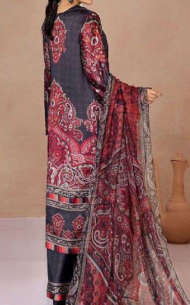 Adans Libas Black Silk Suit | Pakistani Embroidered Chiffon Dresses USA- Image 2