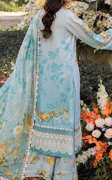 Adans Libas Light Blue Lawn Suit | Pakistani Lawn Dress in USA- Image 2