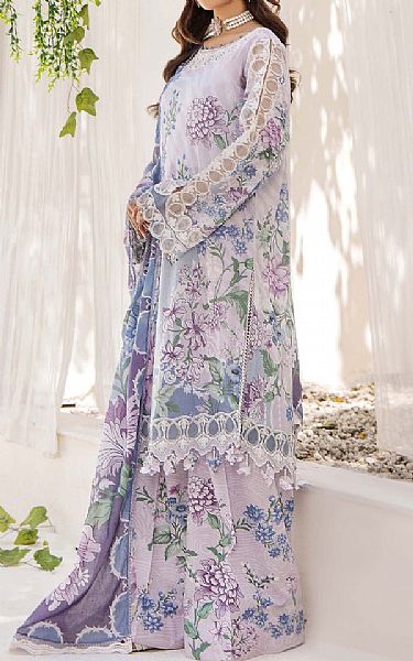 Adans Libas Lilac Lawn Suit | Pakistani Lawn Dress in USA- Image 1