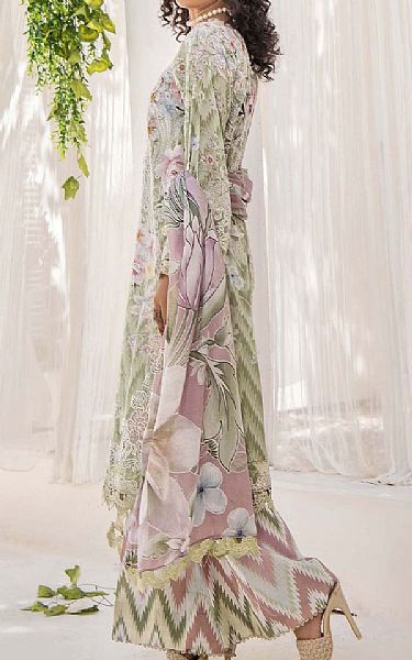 Adans Libas Pistachio Green Lawn Suit | Pakistani Lawn Dress in USA- Image 2