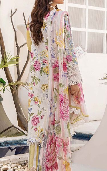 Adans Libas Off-white Lawn Suit | Pakistani Lawn Dress in USA- Image 2