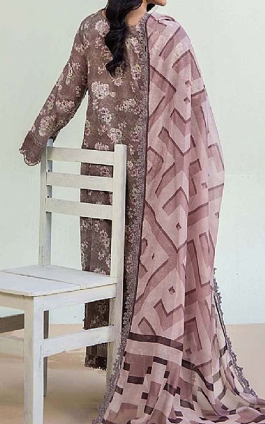 Adans Libas Dusty Grey Lawn Suit | Pakistani Lawn Dress in USA- Image 2