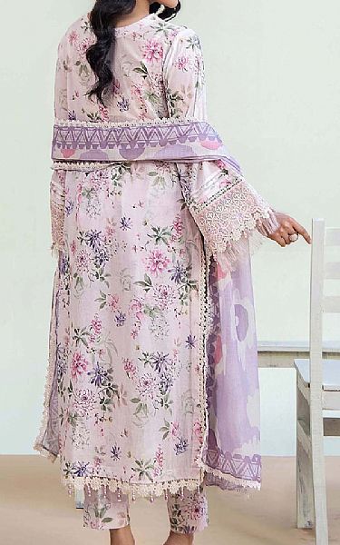 Adans Libas Pale Pink Lawn Suit | Pakistani Lawn Dress in USA- Image 2