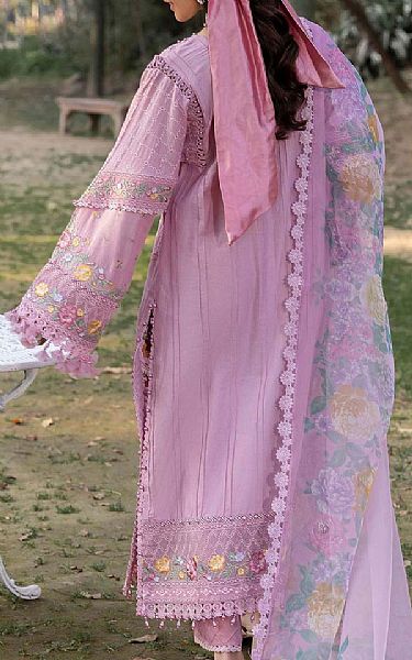 Adans Libas Pink Lawn Suit | Pakistani Lawn Dress in USA- Image 2
