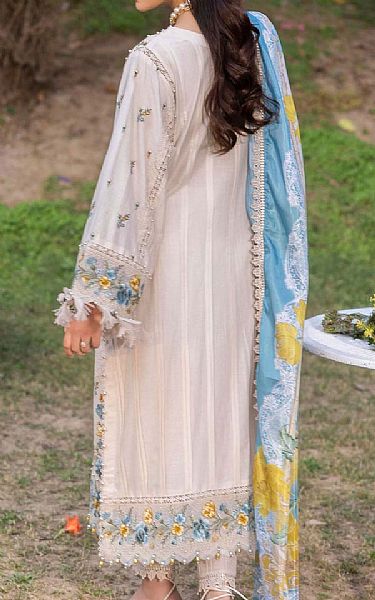 Adans Libas Ivory Lawn Suit | Pakistani Lawn Dress in USA- Image 2