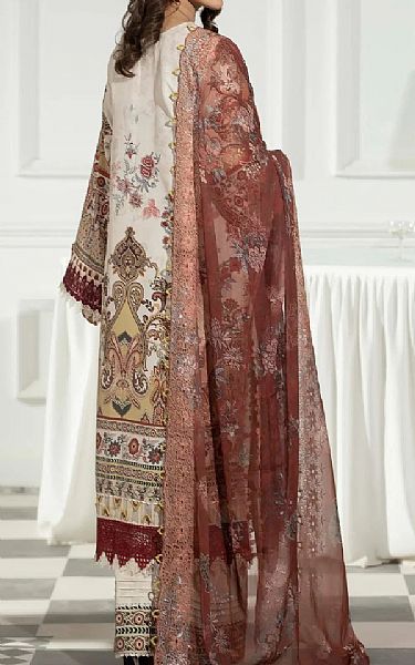 Adans Libas Off White Slub Suit | Pakistani Winter Dresses in USA- Image 2