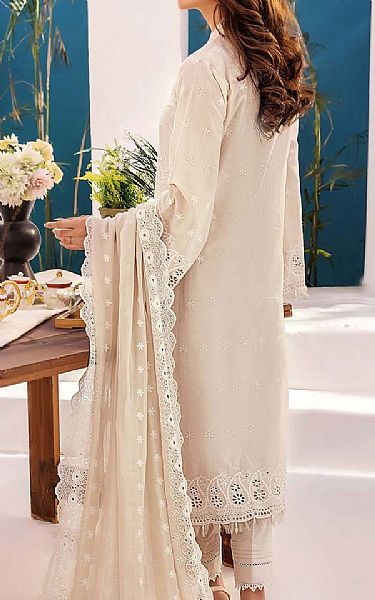 Adans Libas Off White Lawn Suit | Pakistani Lawn Dress in USA- Image 2