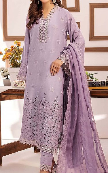 Adans Libas Lilac Lawn Suit | Pakistani Lawn Dress in USA- Image 1