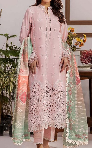 Adans Libas Light Pink Lawn Suit | Pakistani Lawn Dress in USA- Image 1
