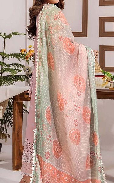Adans Libas Light Pink Lawn Suit | Pakistani Lawn Dress in USA- Image 2