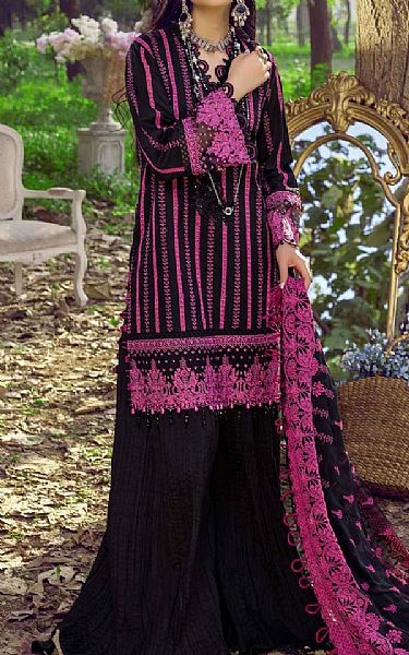 Adans Libas Black Lawn Suit | Pakistani Dresses in USA- Image 1