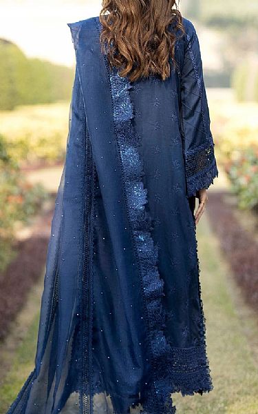 Adans Libas Dark Blue Lawn Suit | Pakistani Lawn Dress in USA- Image 2