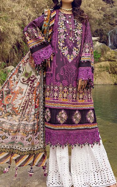 Adans Libas Indigo Lawn Suit | Pakistani Dresses in USA- Image 1