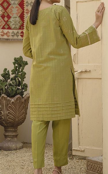 Apple Green Khaddar Kurti | Pakistani Pret Wear Clothing by Afifa Iftikhar