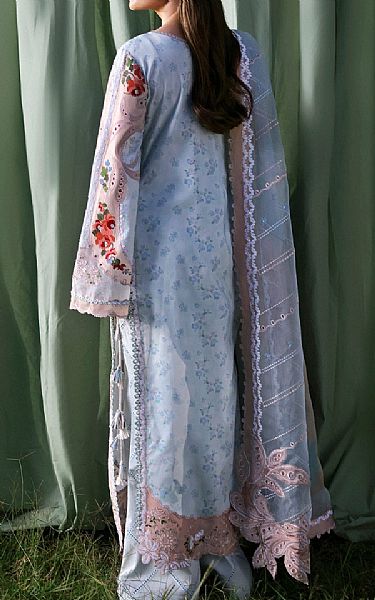 Afrozeh Pale Aqua Lawn Suit | Pakistani Lawn Dress in USA- Image 2