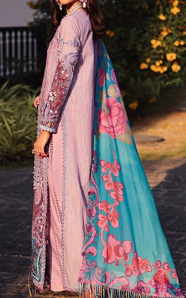 Afrozeh Lilac Lawn Suit | Pakistani Lawn Dress in USA- Image 2