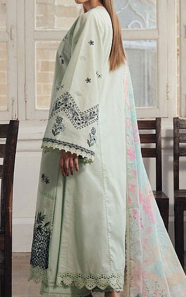 Afrozeh Light Green Lawn Suit | Pakistani Lawn Dress in USA- Image 2