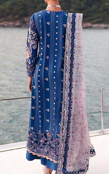 Afrozeh Blue Lawn Suit | Pakistani Lawn Dress in USA- Image 2