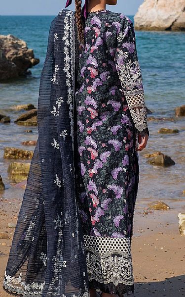 Afrozeh Black Lawn Suit | Pakistani Lawn Dress in USA- Image 2